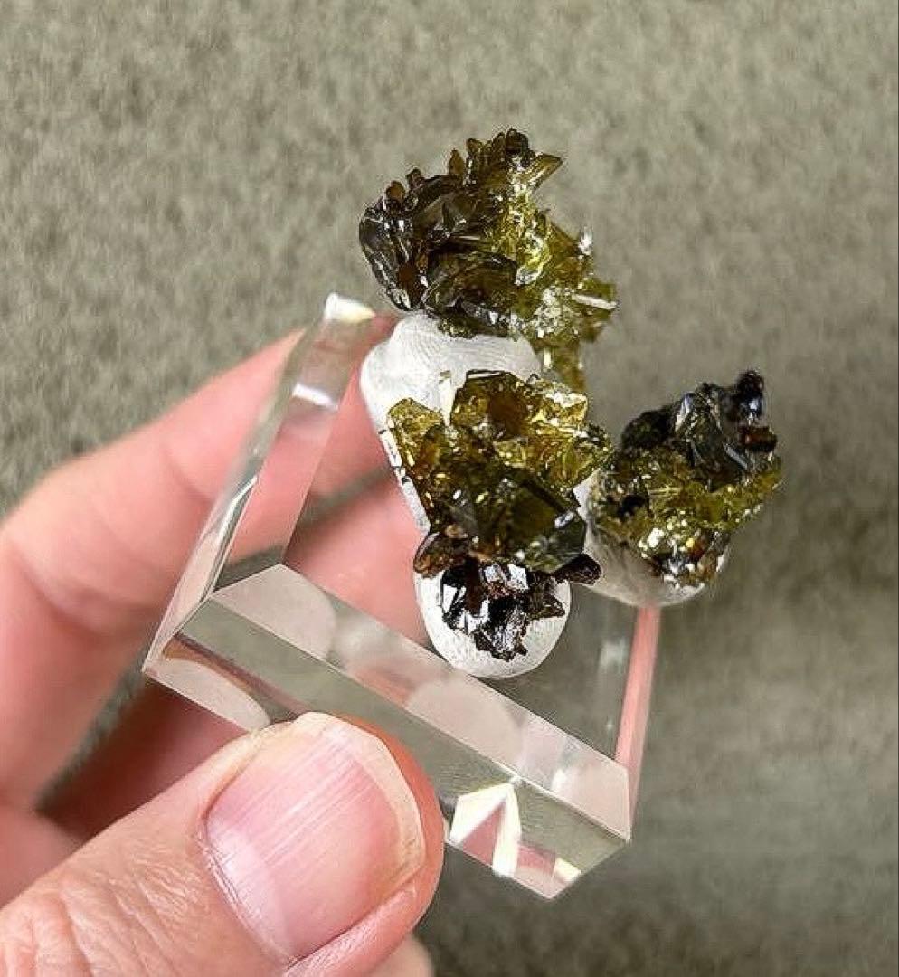 か*か様 最終価格 希少色 希少鉱物 ジンカイト 黄緑色結晶