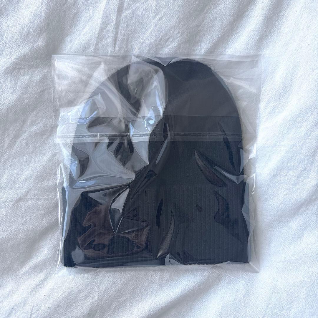 PRADA ノベルティ ニット帽 ブラック ビーニー 【未使用・美品】