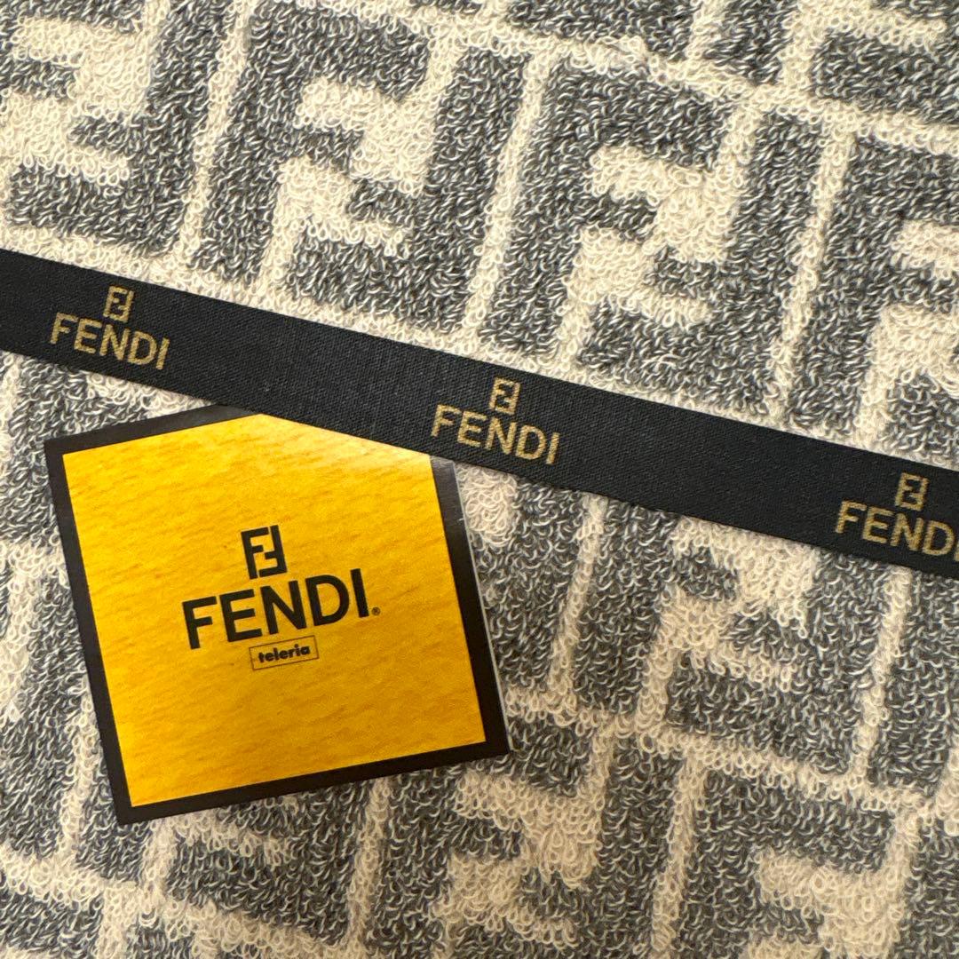 ◆FENDI フェンディ タオルケット ズッカ柄 FF柄 希少