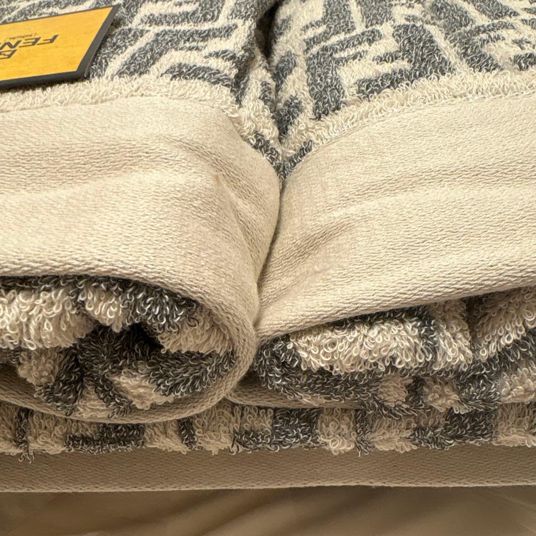 ◆FENDI フェンディ タオルケット ズッカ柄 FF柄 希少
