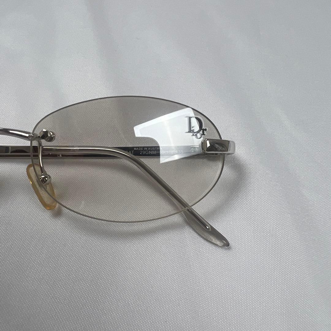 小物 Christian Dior rimless oval sunglasses