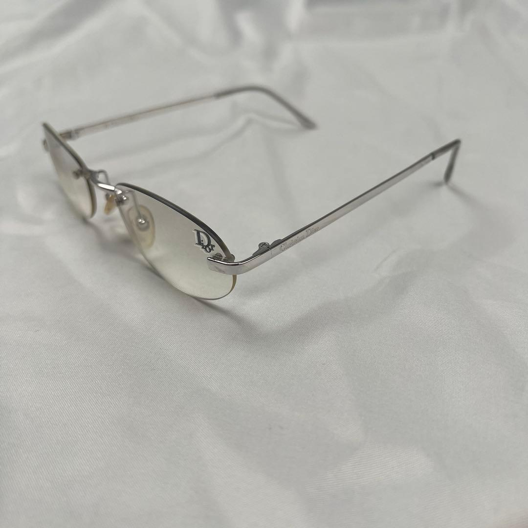 小物 Christian Dior rimless oval sunglasses