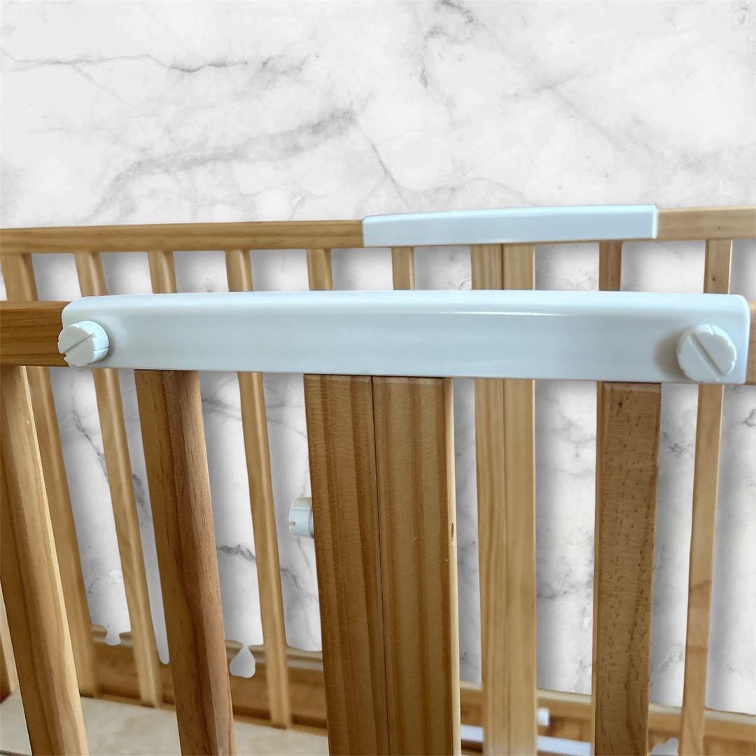 美品✨ そいねーるⅢ ベビーベッド ナチュラル 大和屋 添い寝 ベルト付き