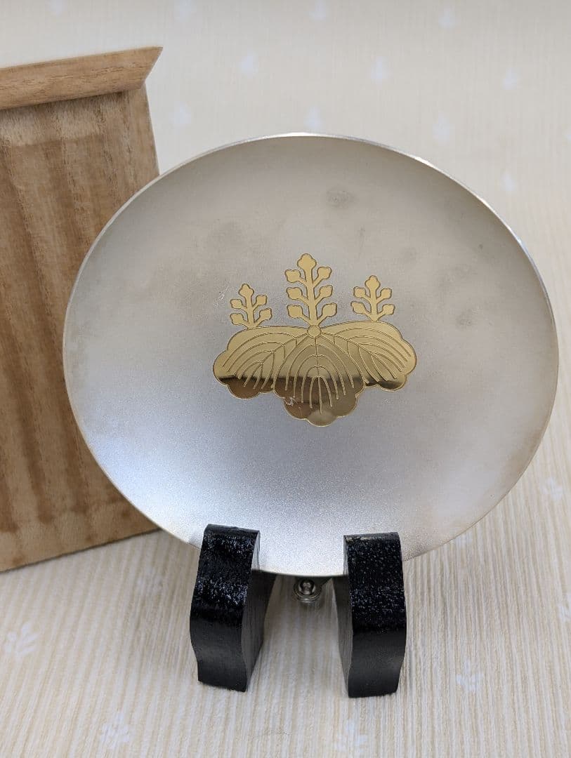 銀杯 純銀 65.6g 国務大臣防衛庁長官 永年勤続者表彰記念 木箱付き