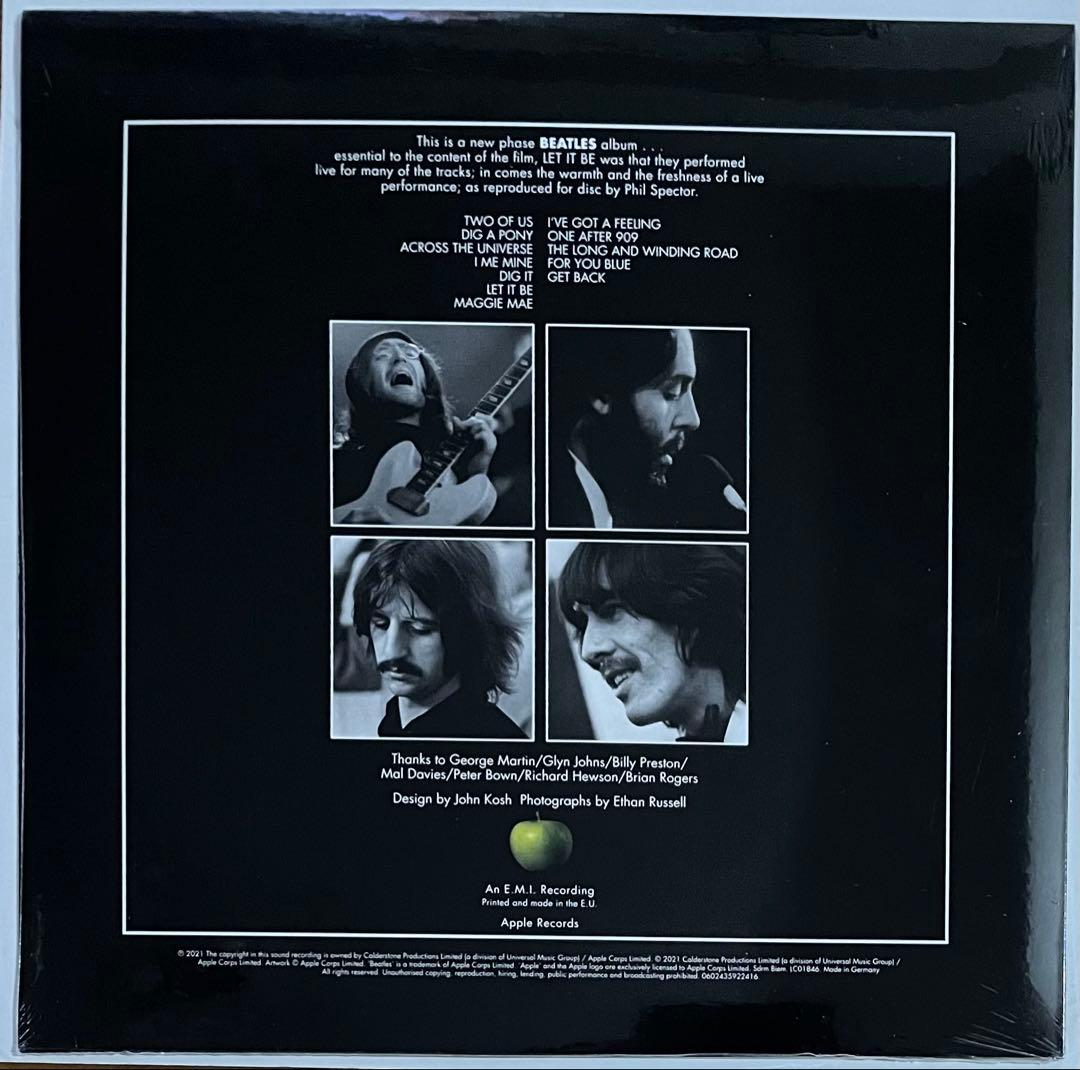 新品未開封！ビートルズLPレット・イット・ビー/ピクチャーディスク・エディション