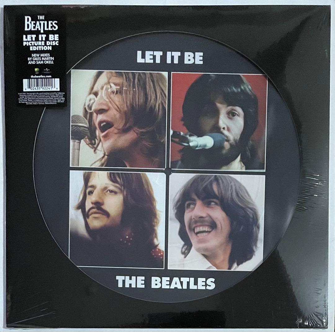 新品未開封！ビートルズLPレット・イット・ビー/ピクチャーディスク・エディション