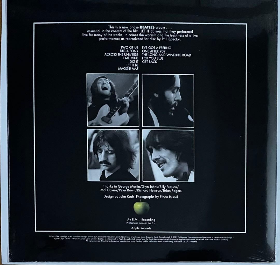 新品未開封！ビートルズLPレット・イット・ビー/ピクチャーディスク・エディション