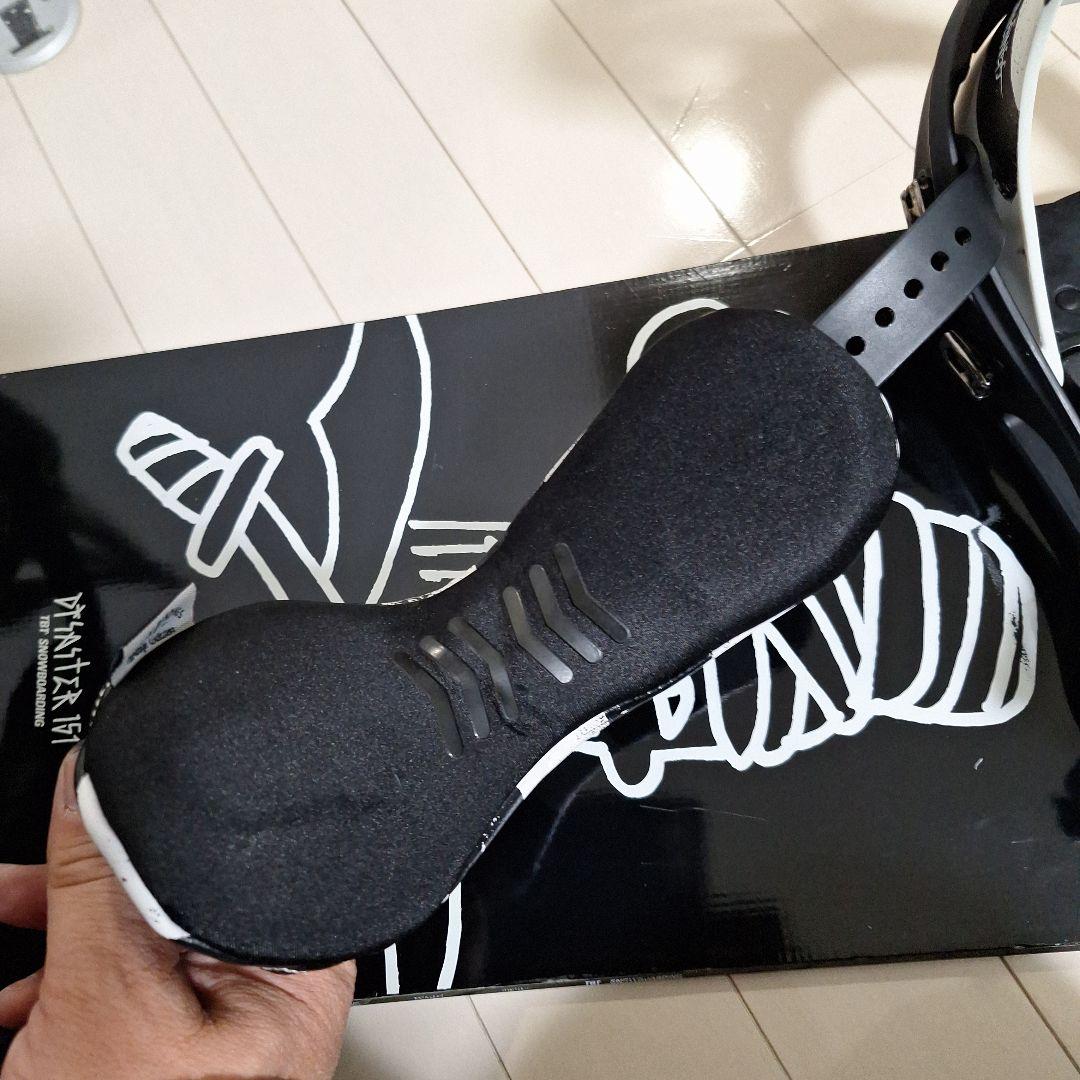 スノーボードセット　バタレオンデザスター１５１cm　フラックスDSビンディング
