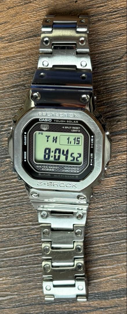 G-SHOCK GMW-B5000D-1JF 電波ソーラー シルバー