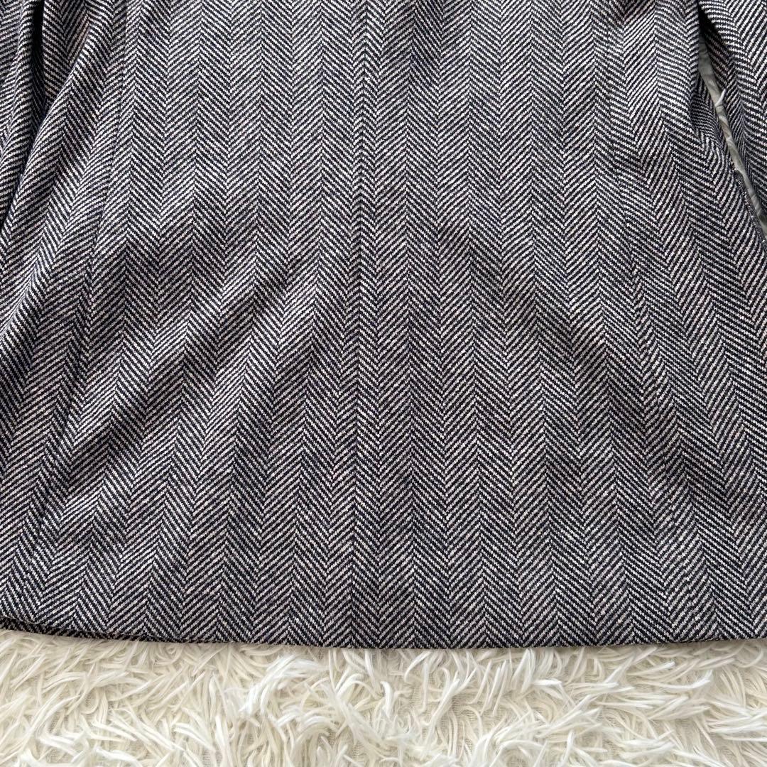 ✨良品✨ マックスマーラ 近年 大きいサイズ テーラードジャケット 毛混 麻混