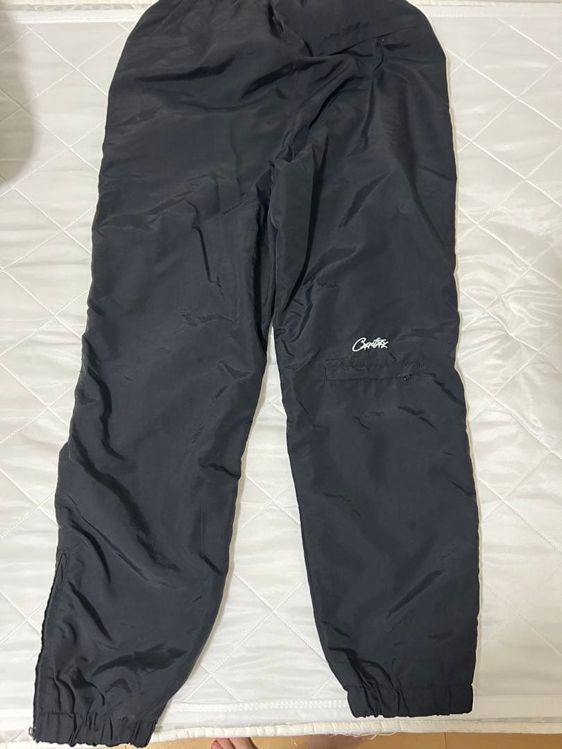 CORTEIZ ブラック ナイロンパンツ XS