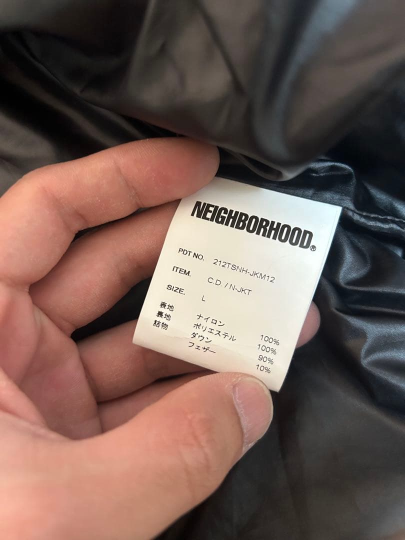 ジャケット・アウター 21aw neighborhood checker down jacket