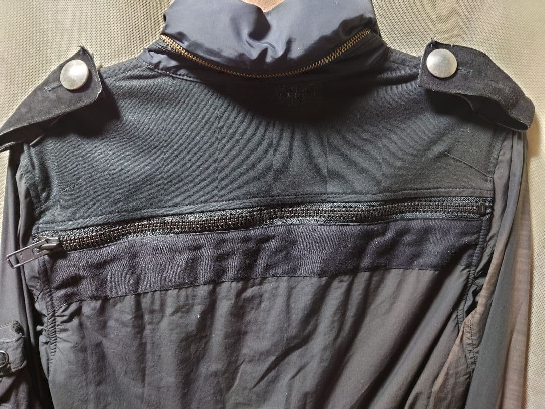 ルグランブルー　LGB ブラック ミリタリージャケット