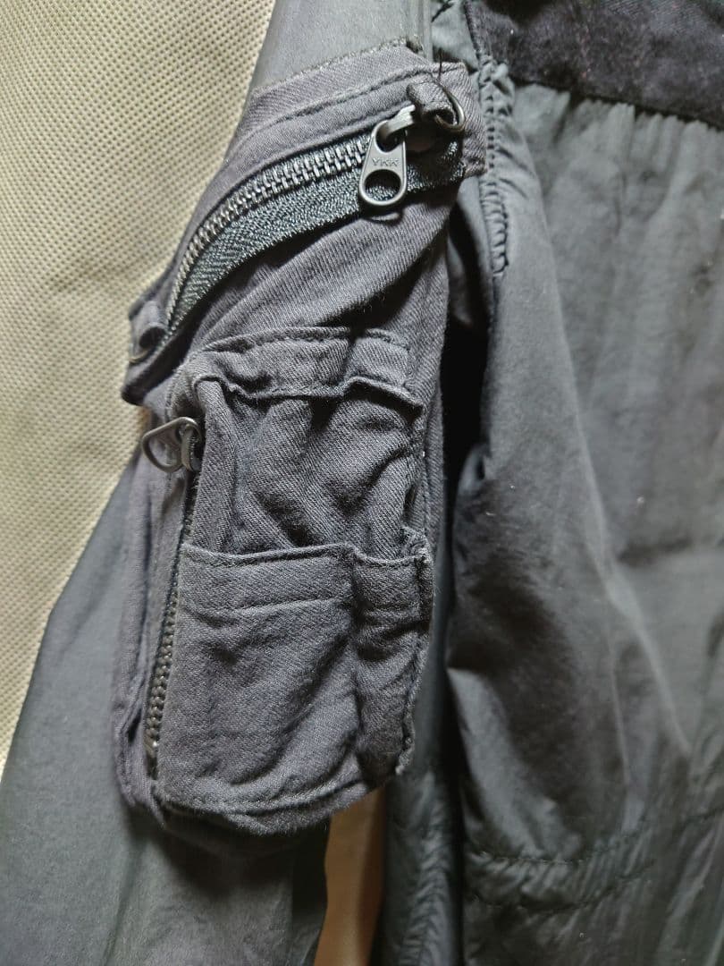 ルグランブルー　LGB ブラック ミリタリージャケット