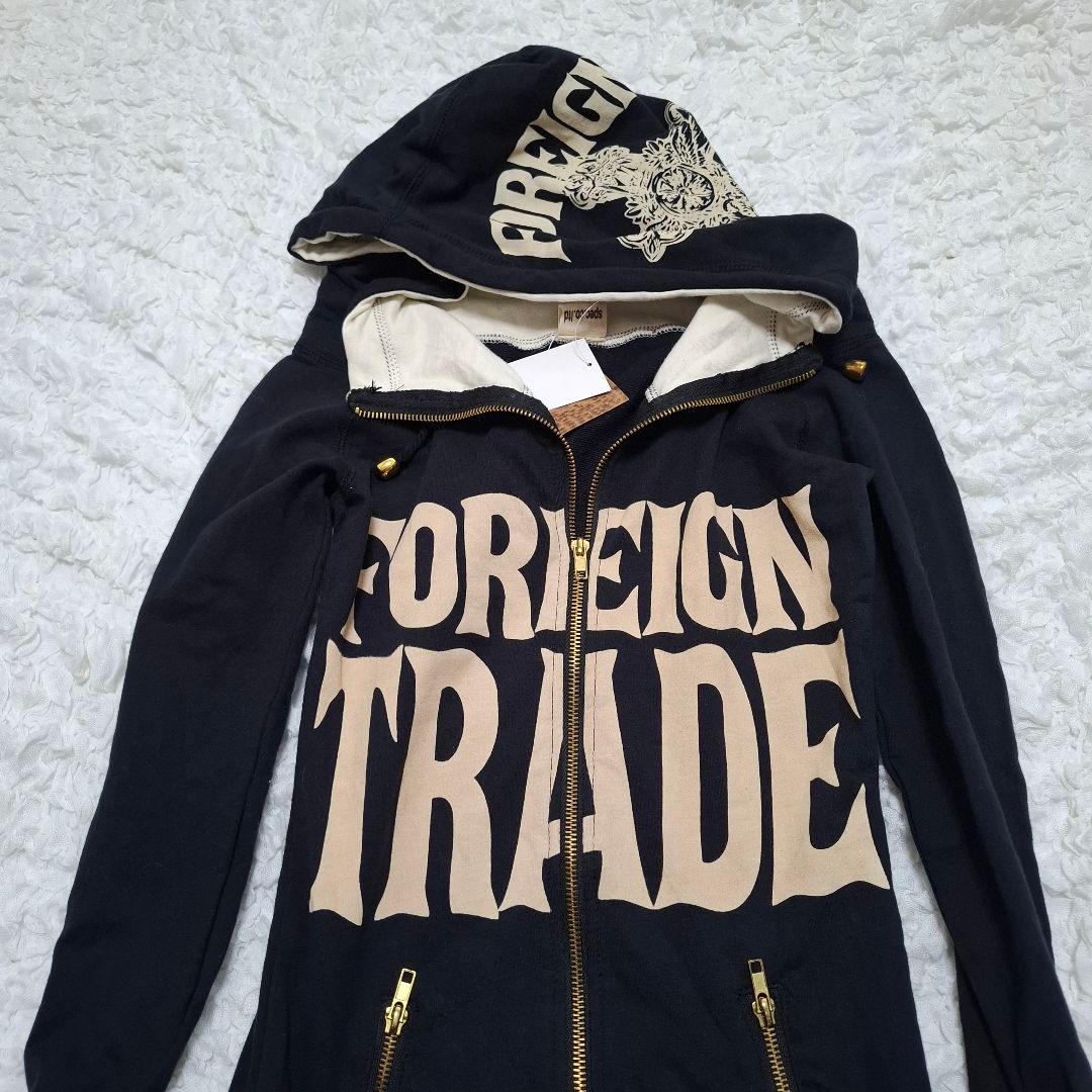 【タグ付き】d.i.a ロングパーカー　バックロゴ　ゴールド　y2k ギャル