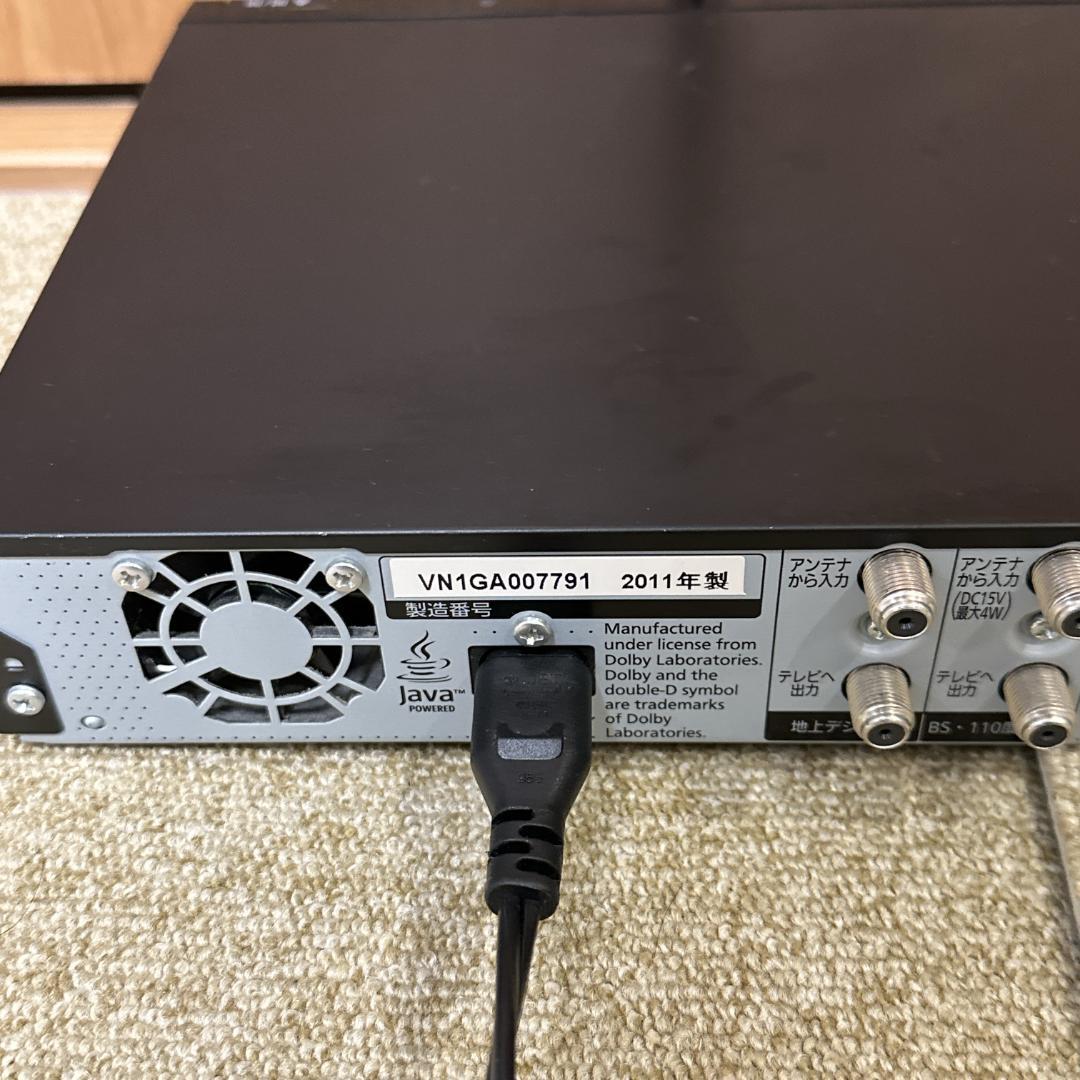 【美品】Panasonic ブルーレイレコーダー DIGA DMR-BRT300