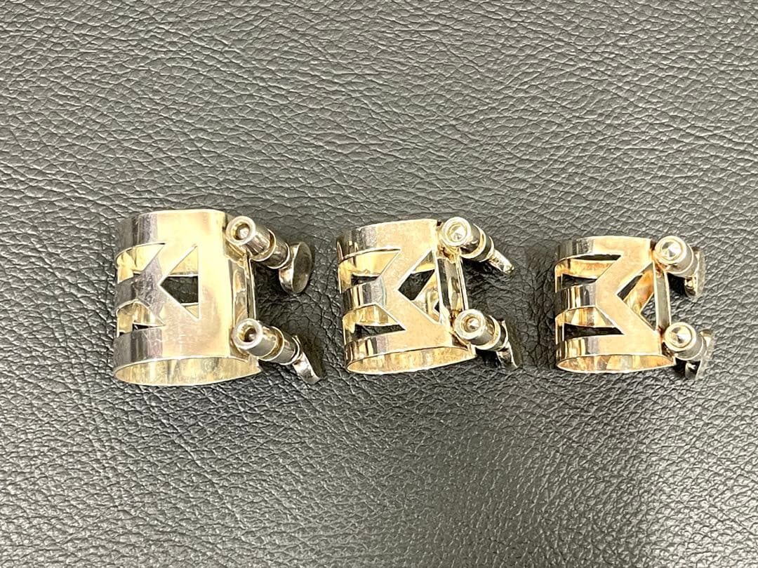 Selmer ソプラノ　アルト　テナー　サックスメタル用リガチャー