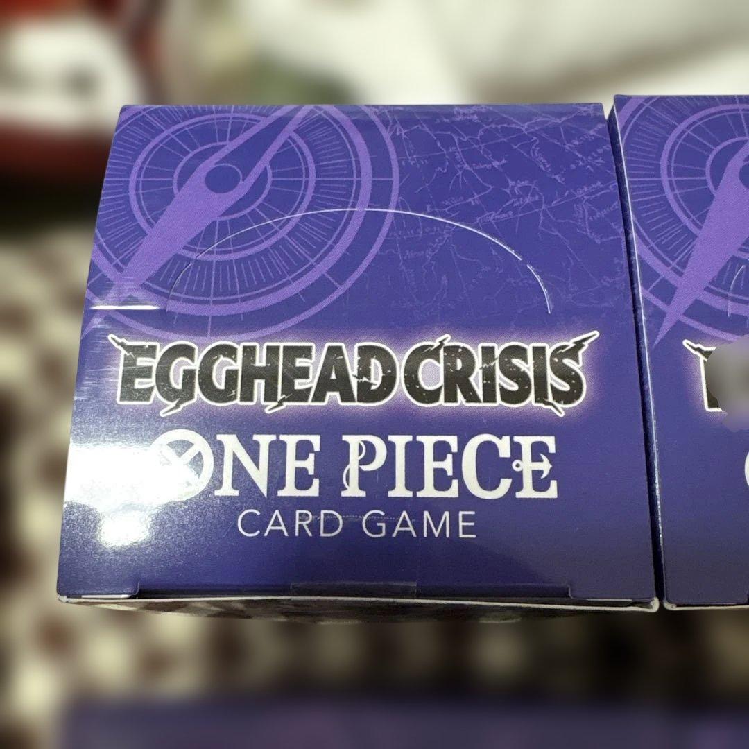 ワンピースカード エッグヘッドクライシス 新品未開封 テープ付き 4BOX