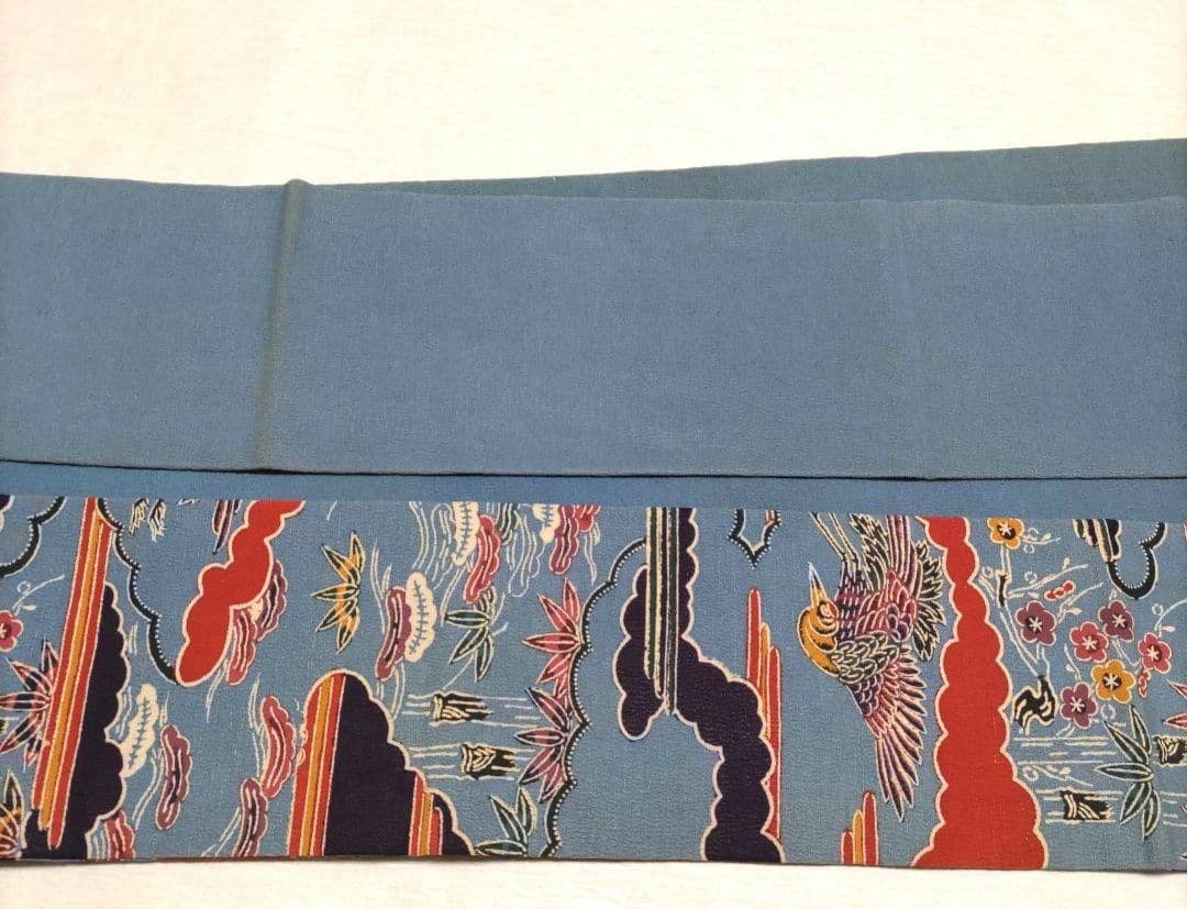 浦野理一　紅型　名古屋帯　型染め