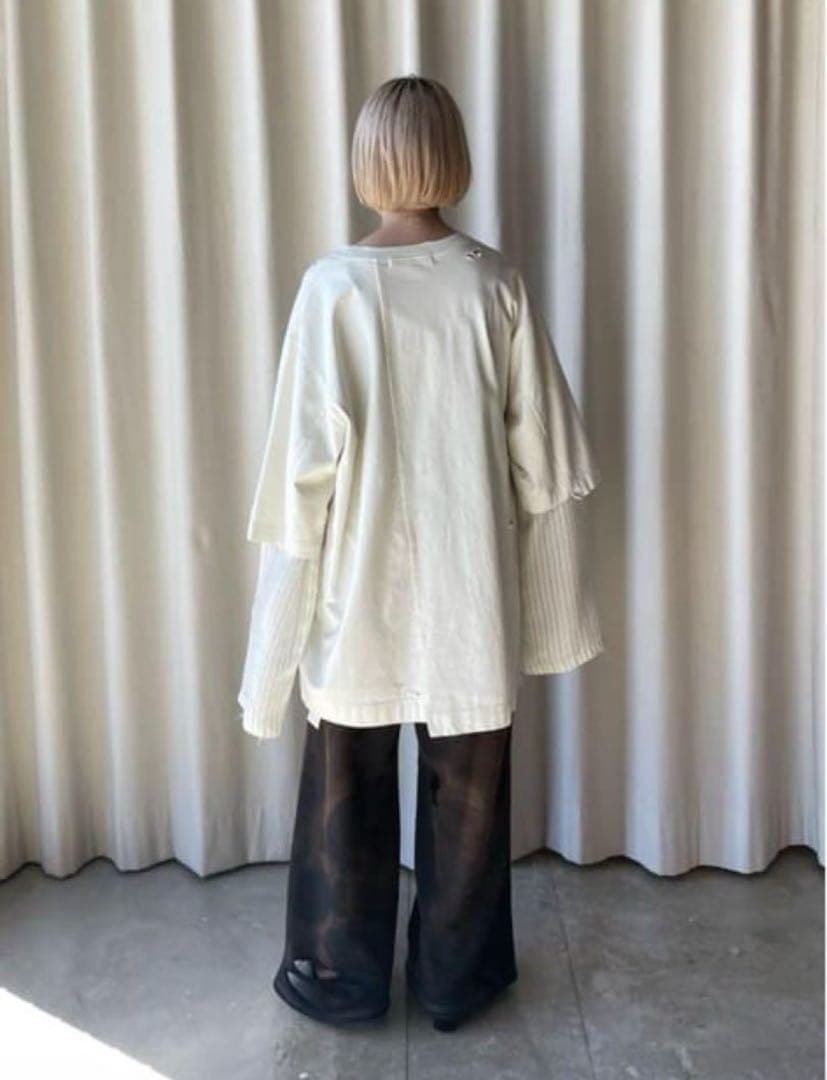 Prank project スプレー ダイ ダメージ スウェットパンツ