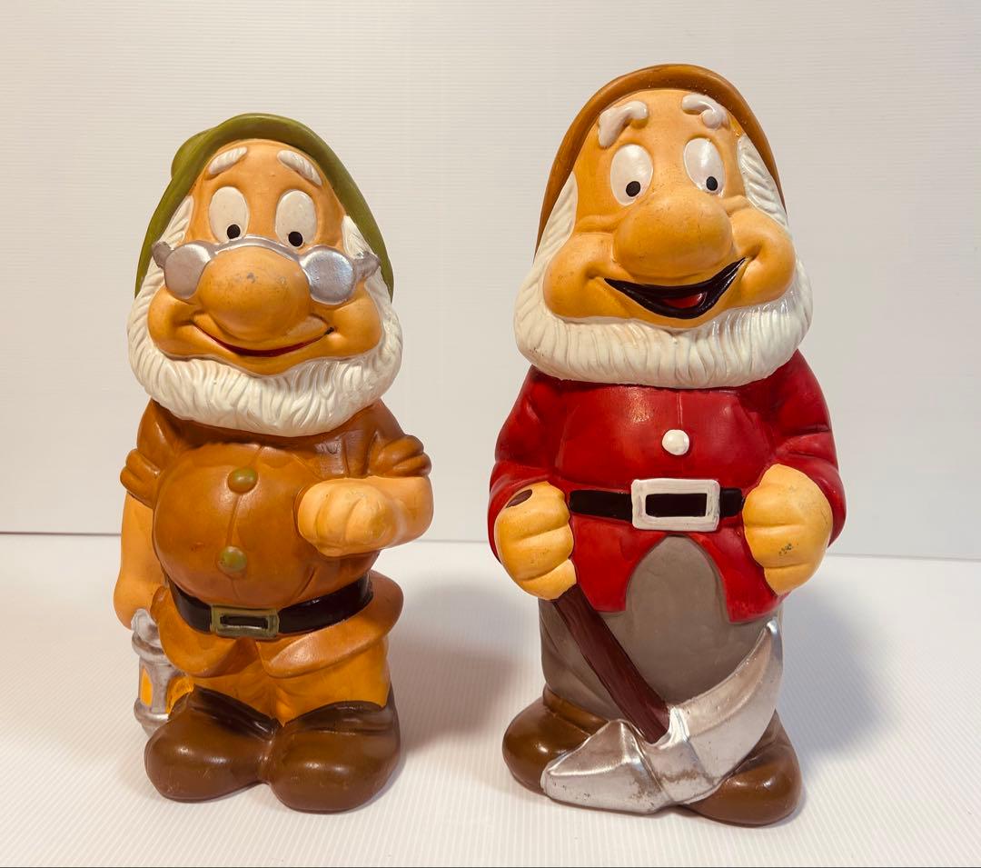 ディズニー 7人の小人 置物 インテリア アンティーク ガーデン白雪姫 値下可能