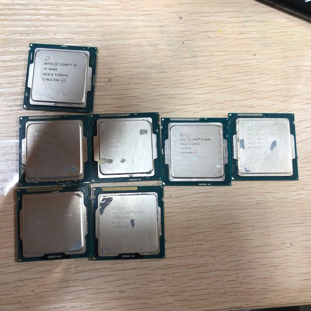 809 CPU Intel Corei5 3世代　4世代　6世代　7個