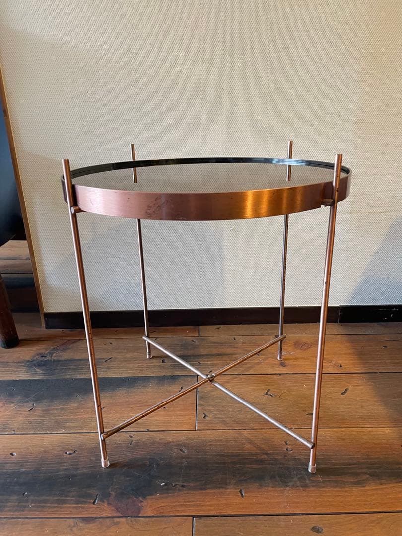 ZUIVER 銅仕上げ サイドテーブル