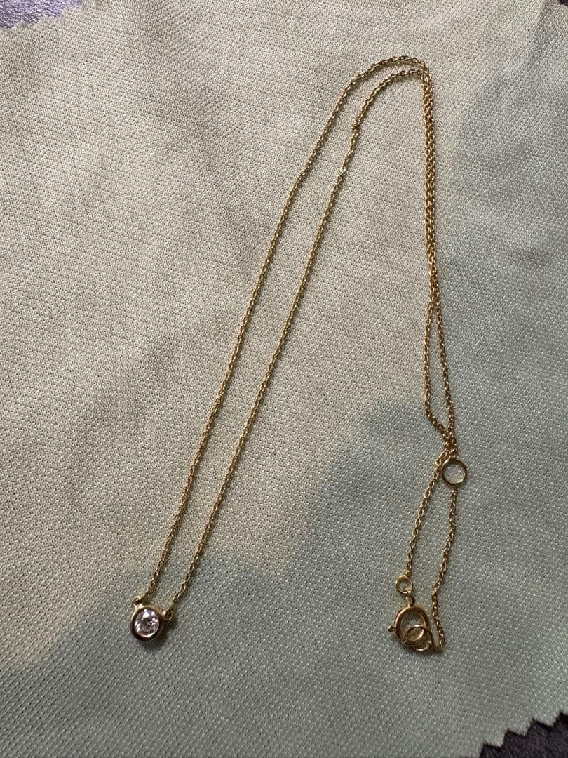 18金ダイヤネックレス