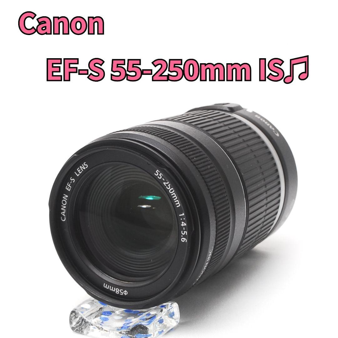 美品✨Canon EF-S 55-250mm IS✨望遠ズームレンズ