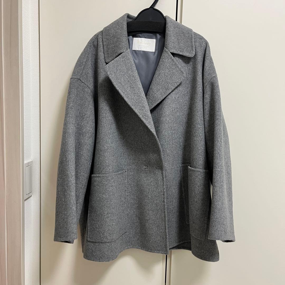 BALLSEY プレミアムウールリバー オープンカラーショートコート