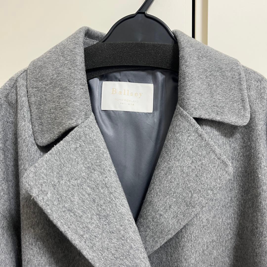 BALLSEY プレミアムウールリバー オープンカラーショートコート
