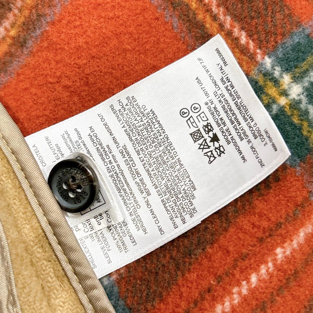 極美品✨　ブルックスブラザーズ　ダッフルコート　ウール　キャメル　現行品✨