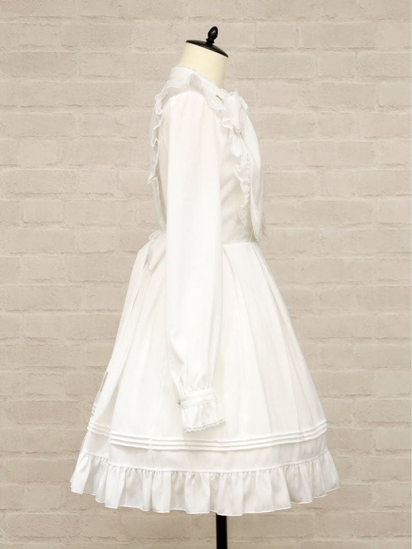 Amavel Pretty Laceボウタイワンピース　アイボリー