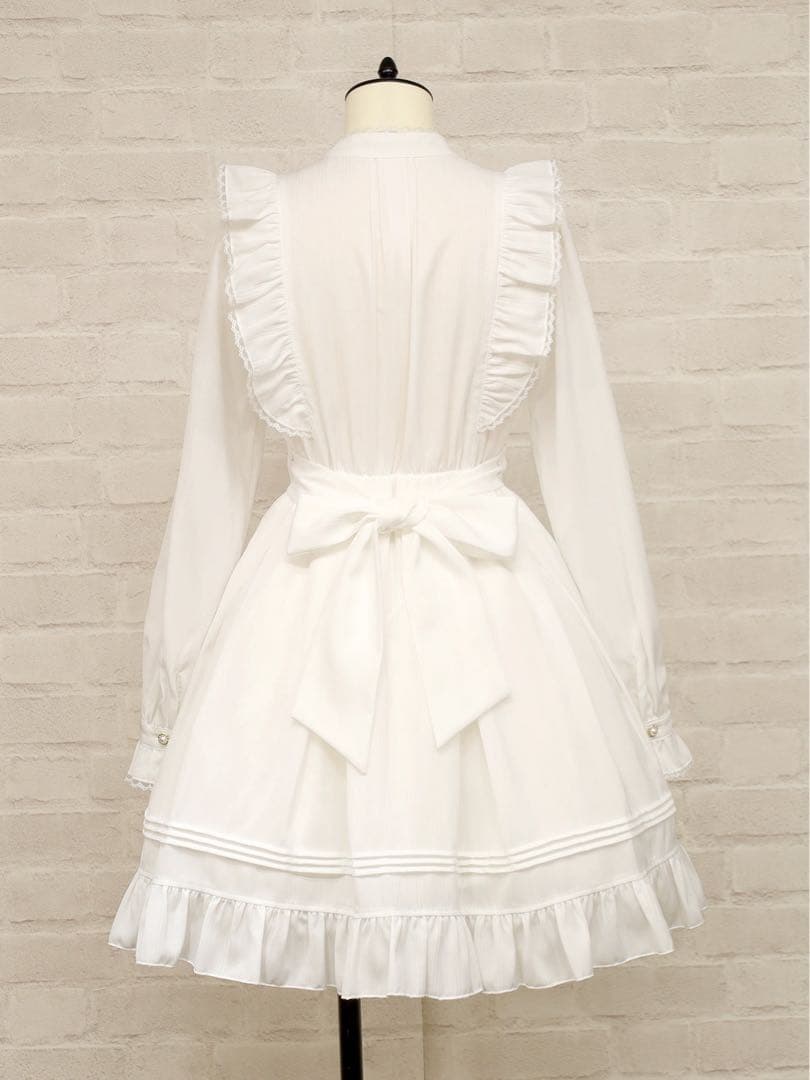 Amavel Pretty Laceボウタイワンピース　アイボリー