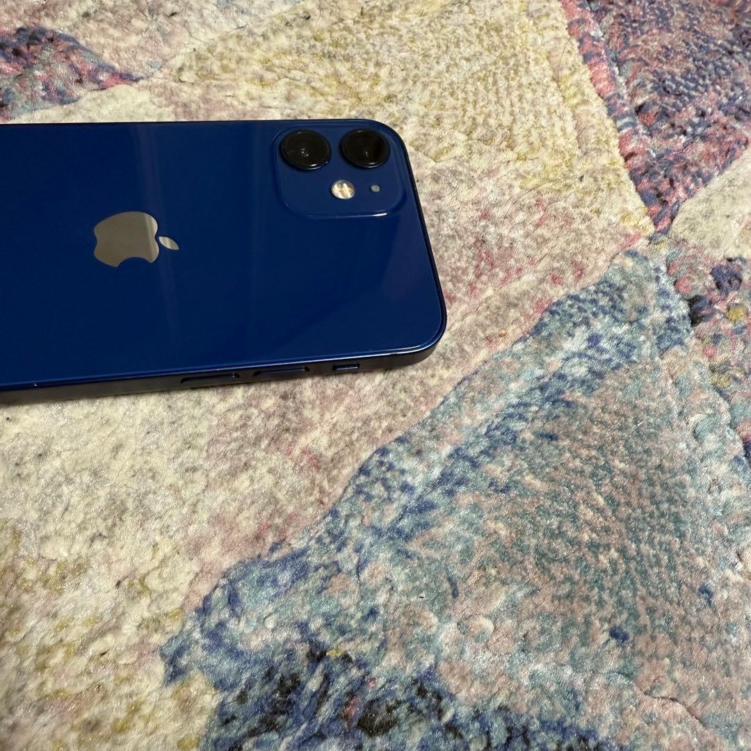 美品⭐︎Apple iPhone12mini 青 64GB（ケース付き）