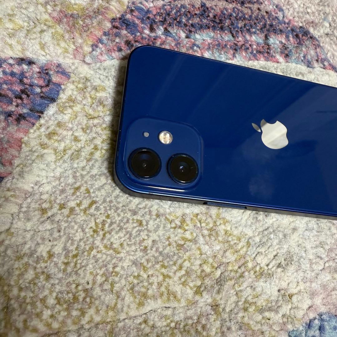 美品⭐︎Apple iPhone12mini 青 64GB（ケース付き）