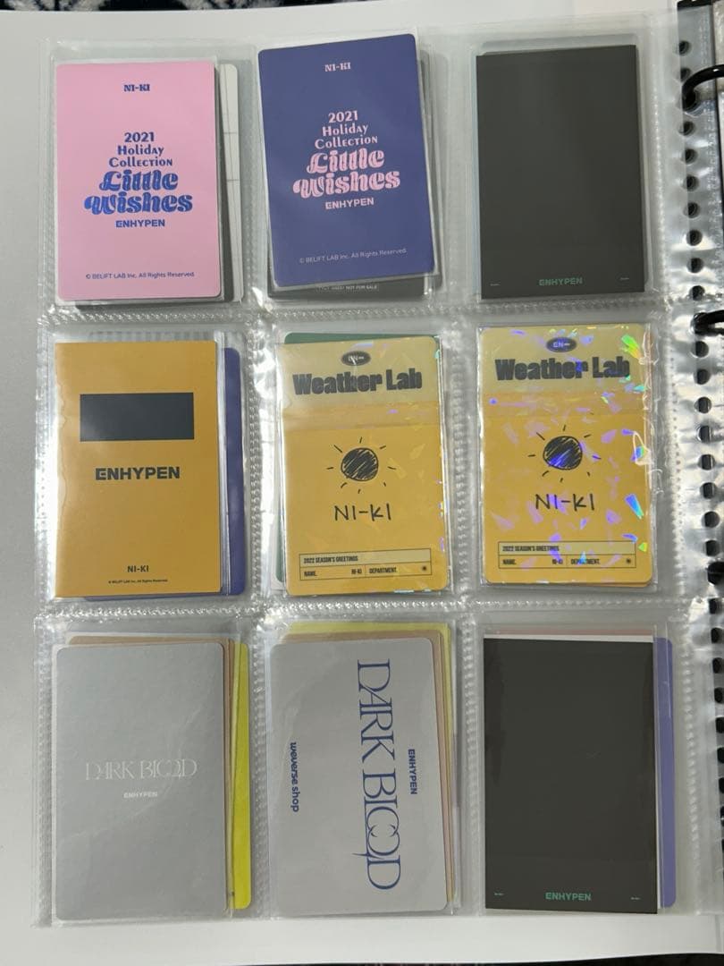 enhypen ニキ まとめ売り トレカ 缶バッジ トートバッグ アクスタ