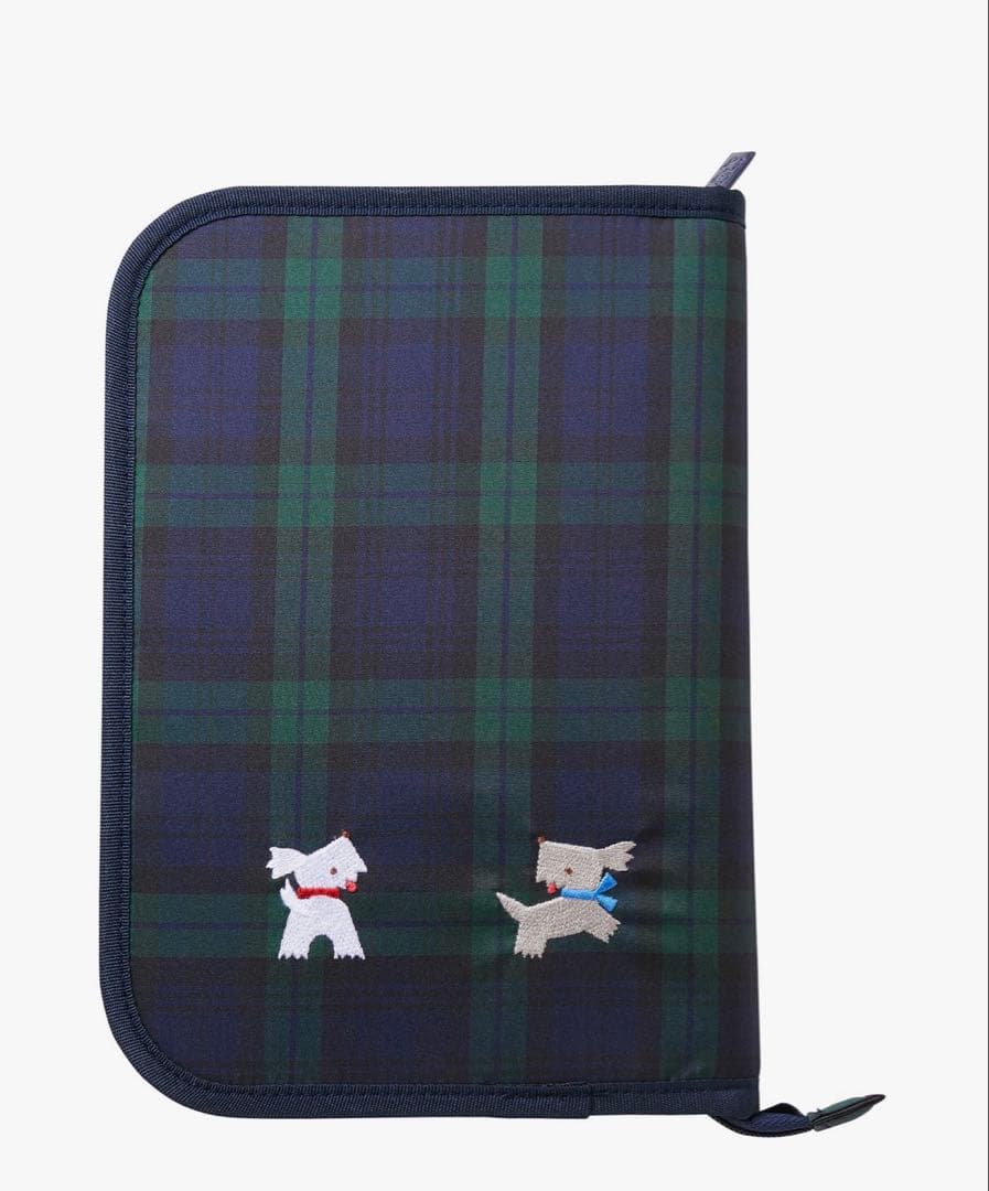 新品未使用 ファミリア familiar 母子手帳ケース 002ブラックウォッチ