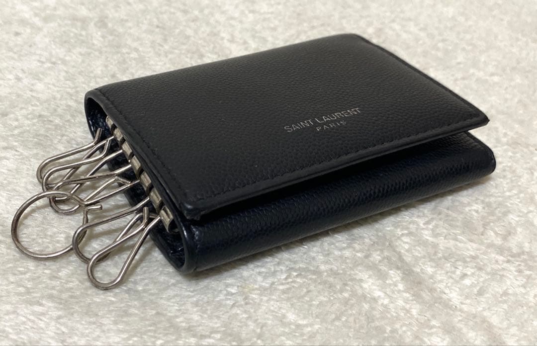 ✨希少✨Saint Laurent 6連キーケース 黒 レザー 485634