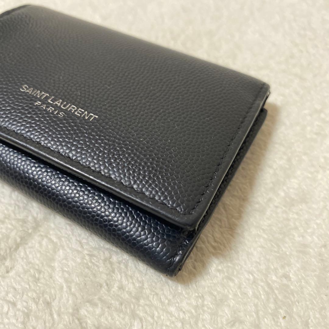 ✨希少✨Saint Laurent 6連キーケース 黒 レザー 485634