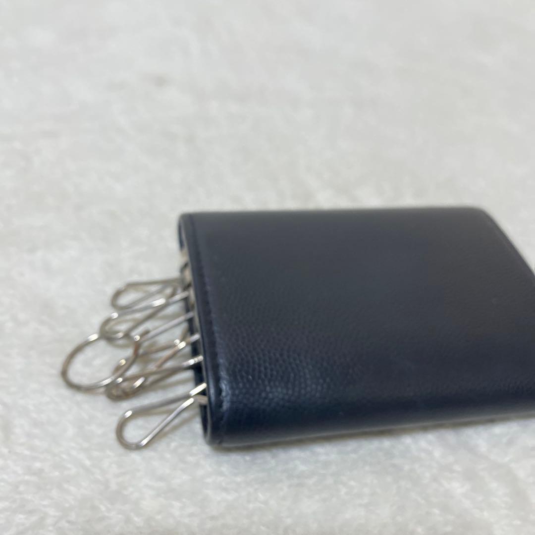 ✨希少✨Saint Laurent 6連キーケース 黒 レザー 485634