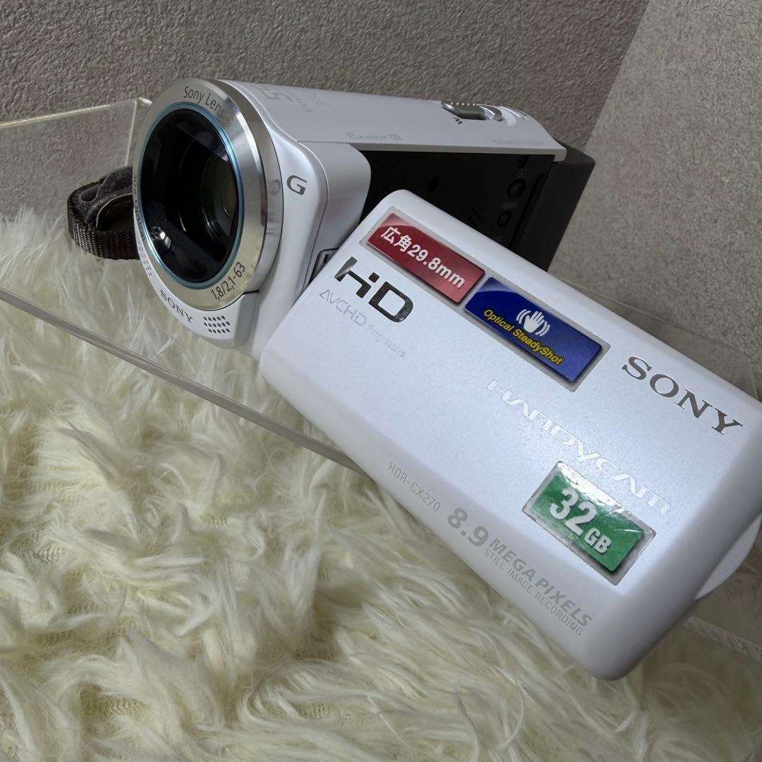 【極美品】Sony Handycam HDR-CX270V 付属品多数