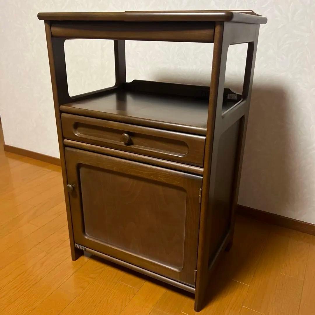 Karimoku カリモク家具 レンジ台 キャビネット キッチン収納 高級家具