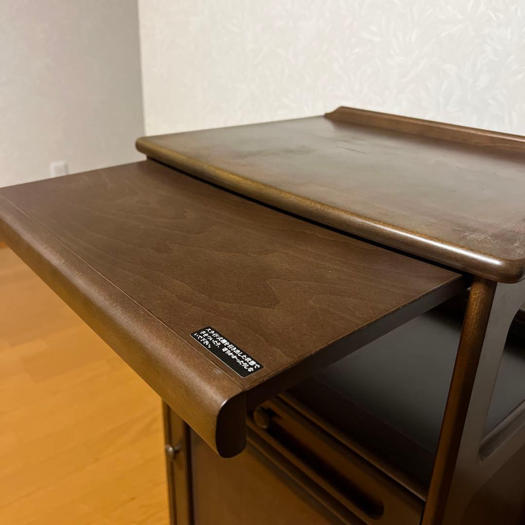 Karimoku カリモク家具 レンジ台 キャビネット キッチン収納 高級家具