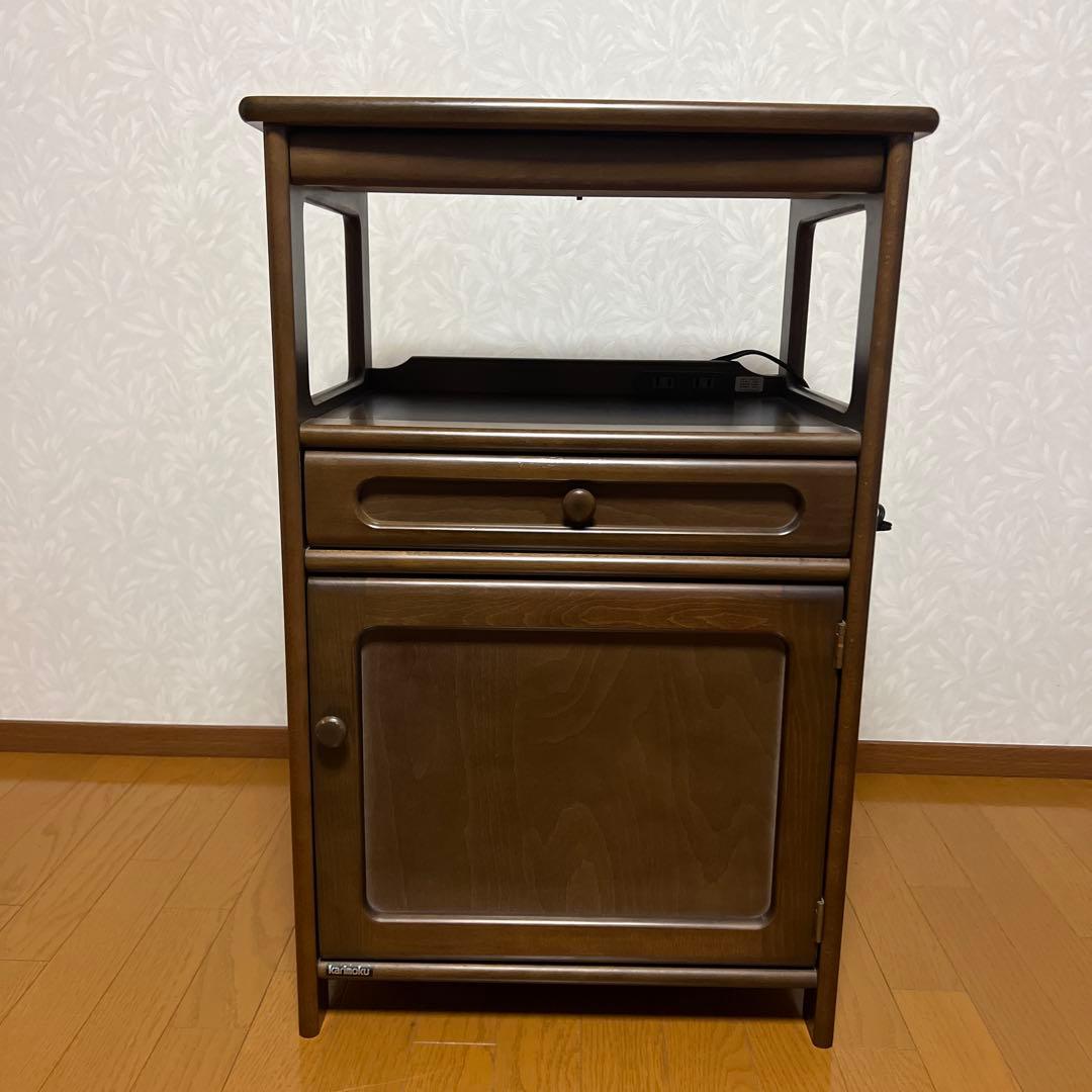 Karimoku カリモク家具 レンジ台 キャビネット キッチン収納 高級家具