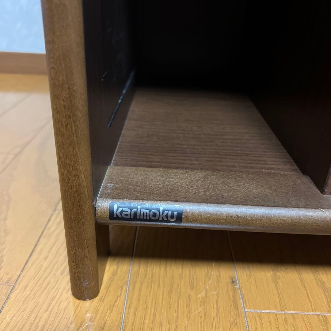 Karimoku カリモク家具 レンジ台 キャビネット キッチン収納 高級家具
