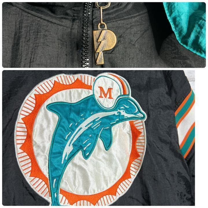 【入手不可能!!】NFL ✈︎マイアミドルフィンズ リバーシブル 中綿ブルゾン