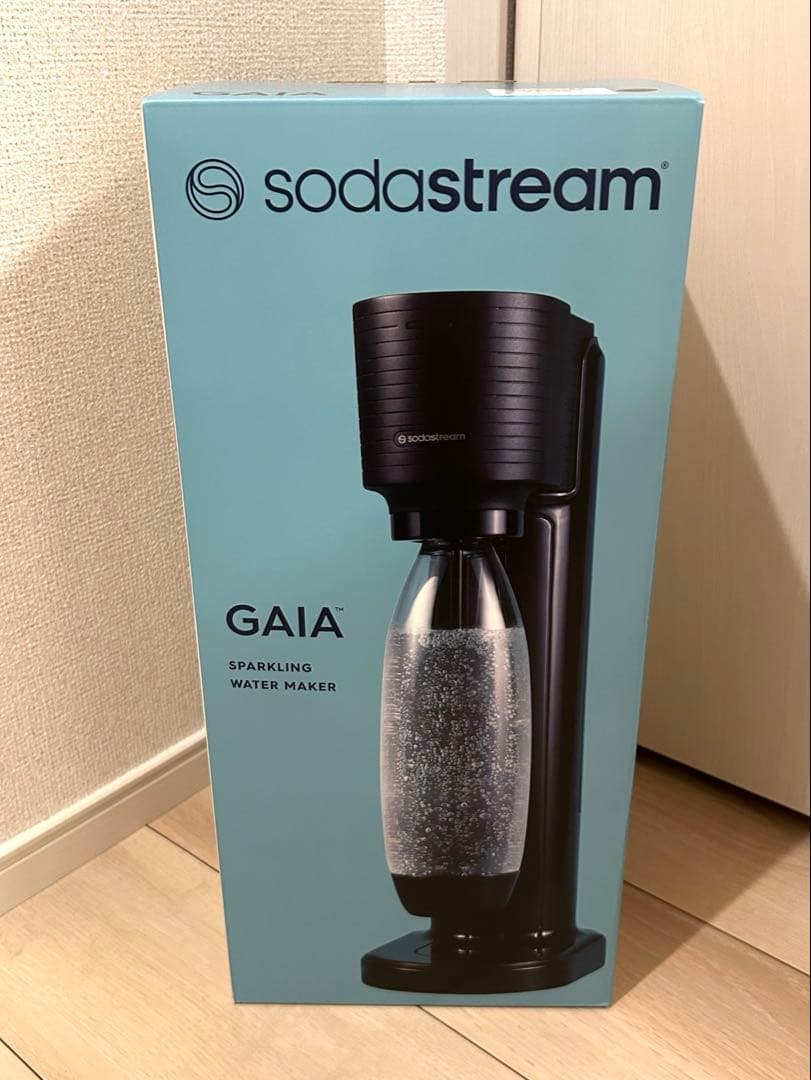 新品未使用 ソーダストリーム ガイア SodaStream GAIA セット 黒