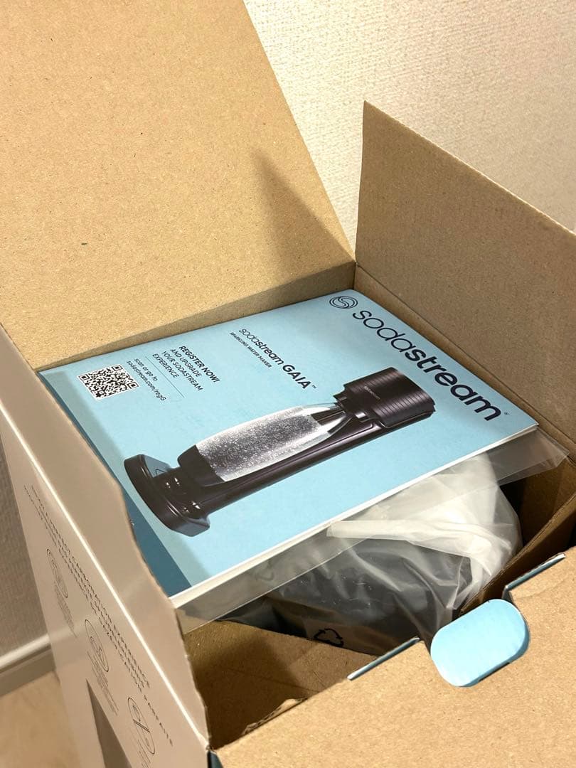 新品未使用 ソーダストリーム ガイア SodaStream GAIA セット 黒