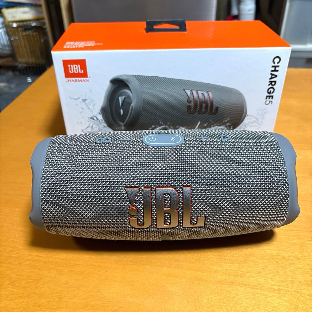 JBL Charge 5 グレー ワイヤレススピーカー